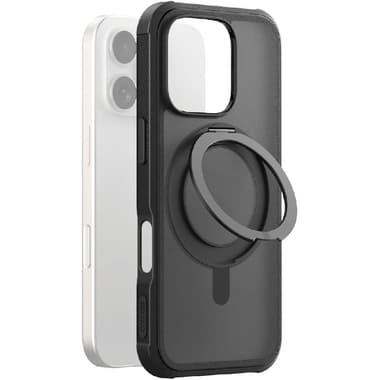 Araree DUPLE M STAND Back Cover Mobile Case with MagSafe
for iPhone 16 Pro, Black