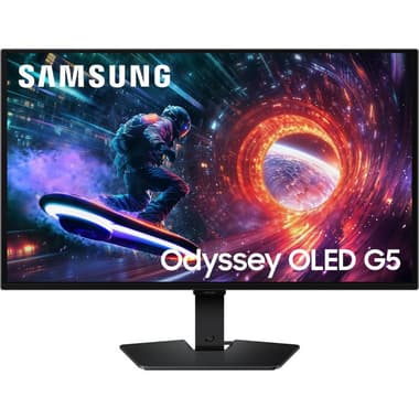 Samsung Odyssey G5 27" Gaming Monitor
OLED, QHD (Quad HD), 144 Hz (HDMI), 180 Hz (DP), 0.03ms (GtG), Black