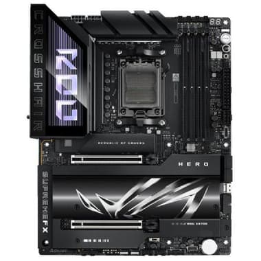 Asus ROG CROSSHAIR X870E HERO Motherboard
for AMD Ryzen 9000/8000/7000 Series Desktop Processors, AMD X870E, ATX, DDR5, Wi-Fi 7