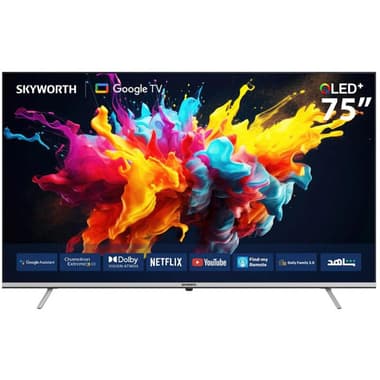سكاي وورث 75 بوصة تلفزيون ذكي
دقة 4 كيه كيو ال اي دي+, 60 Hz, اسود, 75Q6500G