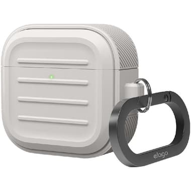 Elago Armor Hang Earbuds Case
for Apple AirPods 4, Stone