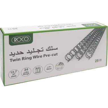 Roco Spiral Binding Comb
12.7 mm, Metal, A4, Black