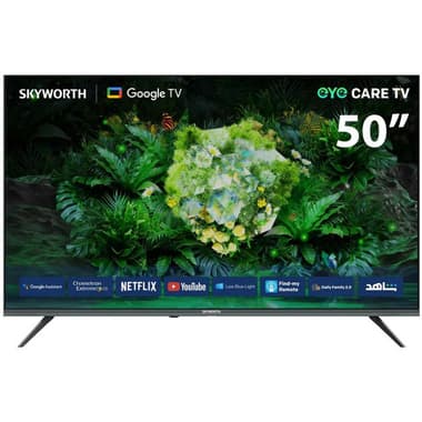 Skyworth 50" Smart TV
4K LED, 60 Hz, Black, 50G6500G