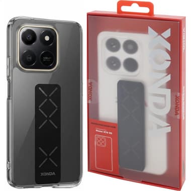 Xonda Back Cover Mobile Case with Strap
for Honor X7d, Clear