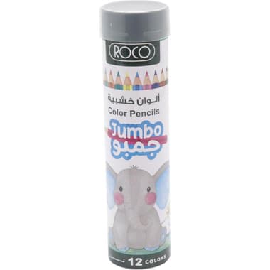 Roco Jumbo Color Pencil Set
Assorted Color, 12 Colors