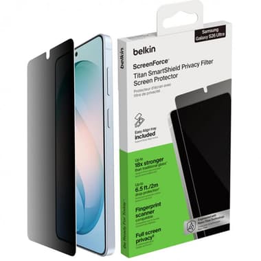 Belkin ScreenForce Titan Glass Smartphone Screen Protector
for Samsung Galaxy S26 Ultra, Privacy