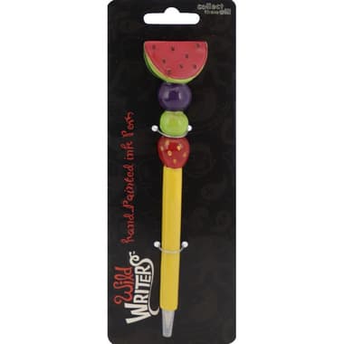 Wild Writers Polystone Watermelon Fruit Rollerball Pen
Blue Ink Color, Medium, Ballpoint