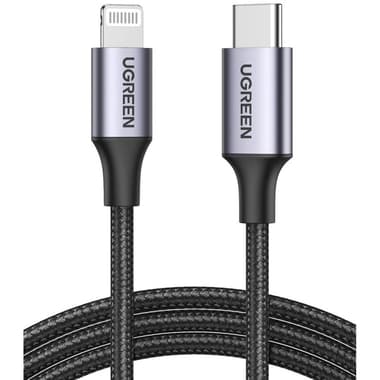 Ugreen US304 USB-C to Lightning Sync & Charge Cable
1.00 m ( 3.28 ft ), Black