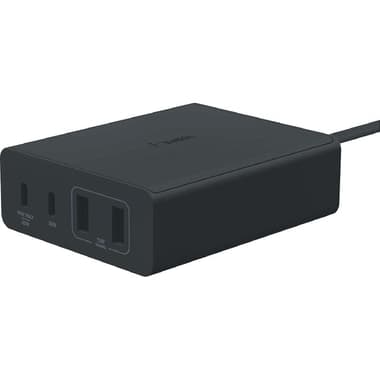 Belkin BoostCharge Pro 4-Port GaN Charger 108W
Fast Battery Charging, 108W, 4 USB (2X USB/2X USB-C), Black