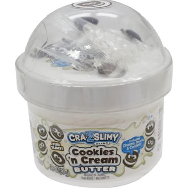 Cra-Z-Art Cra-Z-Slimy Cookies 'n Cream Butter - Dome Topper Jars Slime Toy
Assorted Color, 6 Years and Above