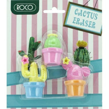 Rubber Eraser
Cactus Assorted Color