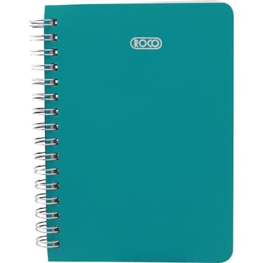 Roco Neon Notebook
A6, 80 Sheets, Single Ruled (Arabic), Blue, PU Notebook