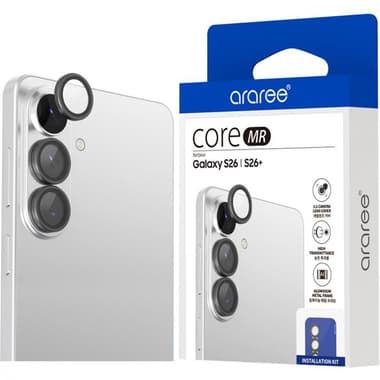 Araree Core MR Smartphone Screen Protector
for Samsung Galaxy S26/Galaxy S26+, Aluminum Metal Frame
