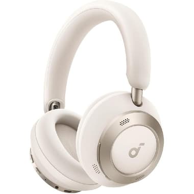 Anker Soundcore Space One Pro On-Ear Headphones
Adaptive Noise Cancelling, Bluetooth, USB-C (Charging), Built-in Microphone, Cream White