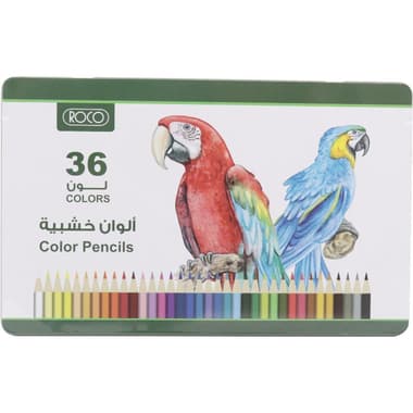 Roco Color Pencil Set
Assorted Color, 36 Colors