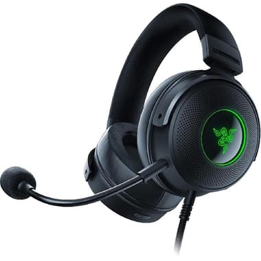 Razer Kraken V3 HyperSense Gaming Headset
Passive Noise Isolation, Wired, USB, Detachable Microphone, Black