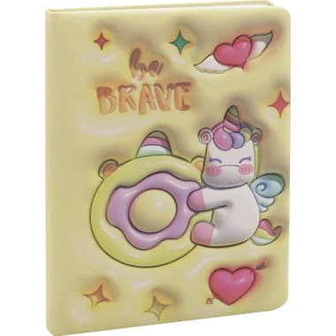 Roco Notebook
Unicorn, 13 X 18.5 cm, 96 Sheets, Single Ruled (Colored Pages), Yellow