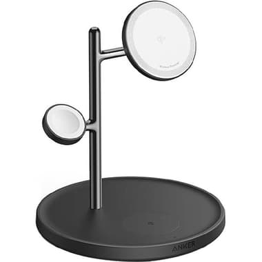 Anker 3-in-1 Magnetic Wireless Charging Pad
Qi2, 15 Watts, Black