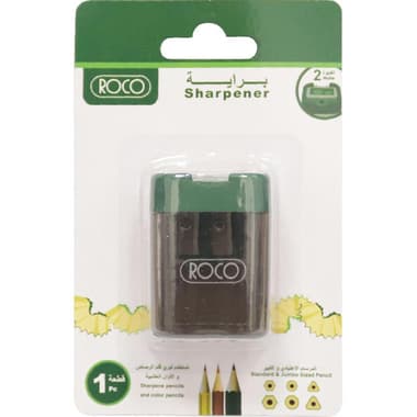 Roco Pocket Sharpener
2 Holes, Black