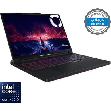 Renewed Grade B Lenovo Legion Pro 7 Gaming Laptop
16", Intel Core Ultra 9, 32 GB RAM, 1 TB PCIe NVMe M.2 SSD, Windows 11 Home, NVIDIA GeForce 16 GB, VR Enabled