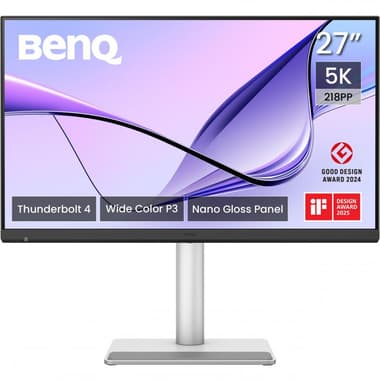 BenQ MA270S 27" Monitor
LED, 5K, 70 Hz, Built-in Dual Speaker (2 X 3W), Black/White