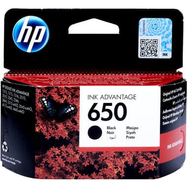 HP 650 Inkjet Cartridge
Black