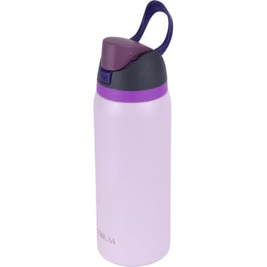 اتريوم كوب
زجاجة ماء من الفولاذ المقاوم للصدأ مع شفاطة وغطاء بزر ضغط وقفل, بارد, 950.00 ml ( 1.67 pt ), بنفسجي فاتح/أبيض مائل
