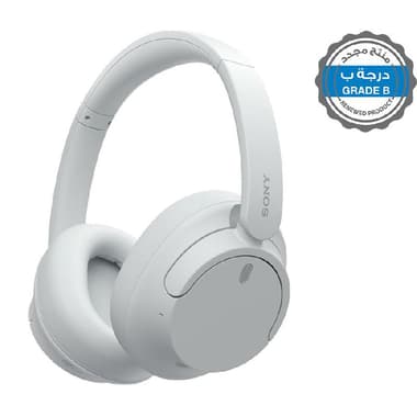Renewed Grade B Sony WH-CH720N Over-Ear Headphones
Active Noise Cancelling, Bluetooth/Wired (Optional), USB (Charging), Built-in Microphone, White
