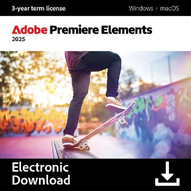 Adobe Premiere Elements 2025 3 Years E-Voucher (Delivery by eMail)
Digital Code (KSA)