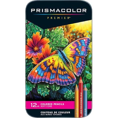 Prismacolor Color Pencil
Assorted Color, 12 Colors