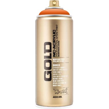 MONTANA-CANS Gold NC-Acrylic Spray Paint
Pure Orange, 400.00 ml ( 14.08 oz )