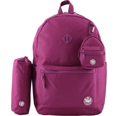 Atrium Classic Backpack with Accessory
for 15" (Device), Burgundy/Maroon