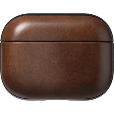 Nomad Modern Leather Case Earbuds Case
for Apple AirPods Pro 3, Rustic Brown