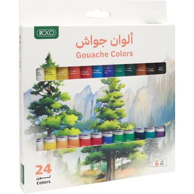 Roco Paint Set Gouache Color
Assorted Color, 24 Colors