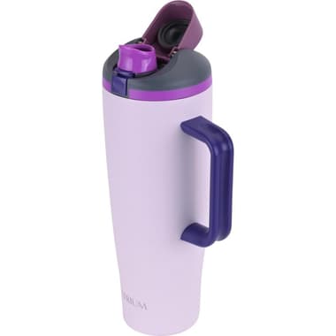 Atrium Tumbler
Stainless Steel Water Bottle with Straw and Side Handle, Cold, 1200.00 ml ( 2.11 pt ), Off White/Lilac