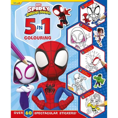 Marvel Spidey and His Amazing Friends: 5 in 1 Colouring
false