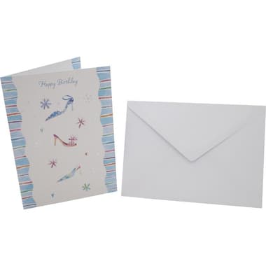 Designer Greetings Card & Envelope
"Happy Birthday, Hope Little Delights", Assorted Color