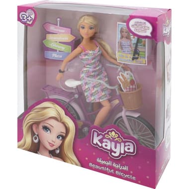 Kayla Fashion Bicycle Ride Doll
Multi-Color, 5 Years and Above