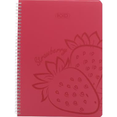 Roco Notebook
Strawberry Scent, A4, 80 Sheets, Single Ruled (Arabic), Pink