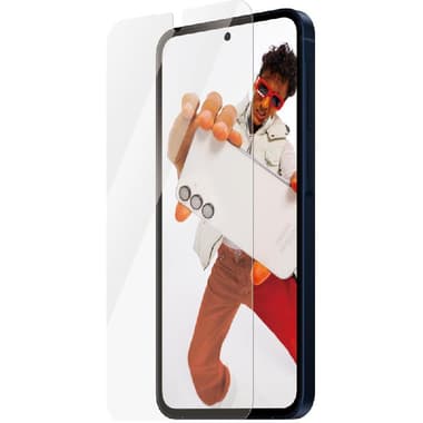 بانزر جلاس سايف ألترا وايد فيت واقي شاشة للهاتف الذكي
الجيل الخامس 56 متوافق مع سامسونج جالكسي آيه, زجاج مقسى, الحافة الى الحافة, اسود