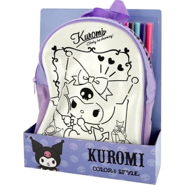Kuromi Backpack - Color & Style Coloring Activity Set
English, 3 Years and Above