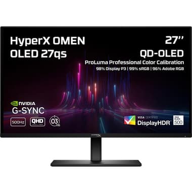 HP BY8Z1AS 27" Gaming Monitor
QHD (Quad HD), 500 Hz, .03ms (GtG), Black