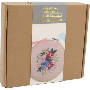 Cross Stitch
Flower Design, Assorted Color