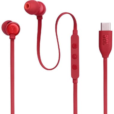 JBL Tune 310C In-Ear Earphones
Wired, USB-C, In-line Microphone, Red