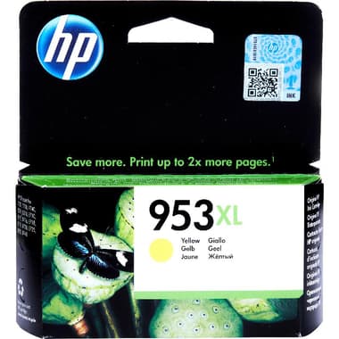 HP 953XL Inkjet Cartridge
Yellow