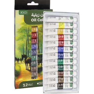 Roco Colour Set Oil Color
Assorted Color, 12 Colors 12.00 ml ( .42 oz )