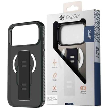 Grip2u Slim Back Cover Mobile Case with MagSafe
for iPhone 17 Pro Max, Black