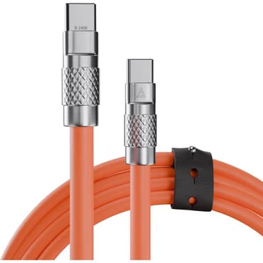 ستاتيك تي سومو تشارج USB-C to USB C سلك شحن ونقل بيانات
2 متر, 6.56 قدم, برتقالي