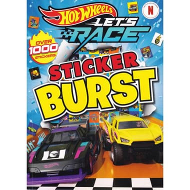 Hot Wheels Let's Race: Sticker Burst - Over 1000 Stickers
false
