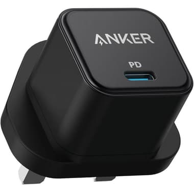 Anker PowerPort III 20W Cube Ultra-Compact Portable Charger
Fast Battery Charging, 20 Watts, Single USB-C, Black